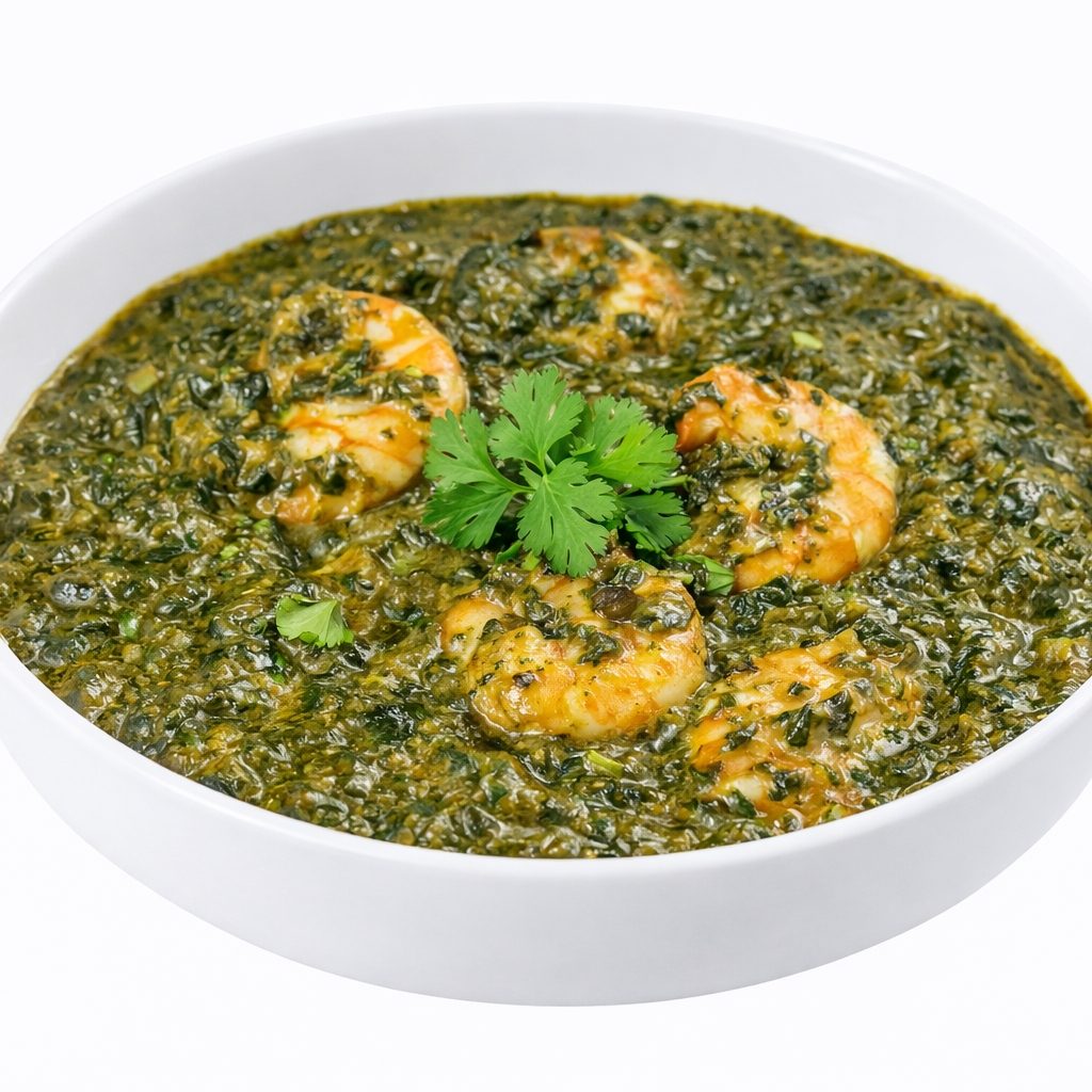 Shrimp Saag.
