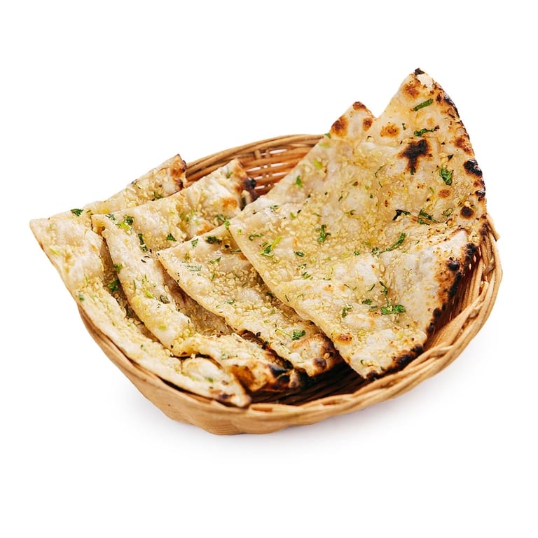Delicious Garlic Naan Awaits