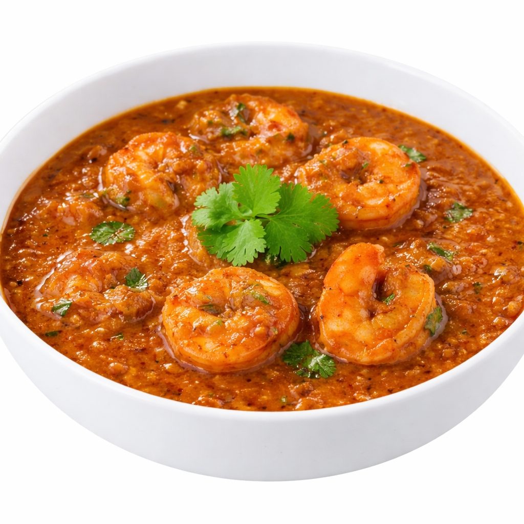 Shrimp Tikka Masala.