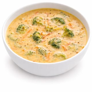 Burnt Garlic Brocolli Soup