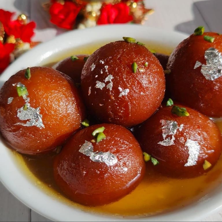 Indulge in our gulab jamun
